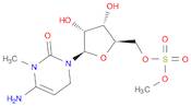 Cytidine, 3-methyl-, mono(methyl sulfate) (salt) (8CI,9CI)