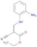 2-Propenoic acid, 3-[(2-aminophenyl)amino]-2-cyano-, ethyl ester