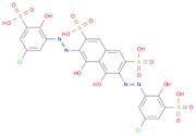 2,7-Naphthalenedisulfonic acid, 3,6-bis[2-(5-chloro-2-hydroxy-3-sulfophenyl)diazenyl]-4,5-dihydrox…