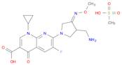 1,8-Naphthyridine-3-carboxylic acid, 7-[(4Z)-3-(aminomethyl)-4-(methoxyimino)-1-pyrrolidinyl]-1-cy…