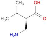 Butanoic acid, 2-(aminomethyl)-3-methyl-, (2R)-