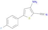 2-Thiophenecarbonitrile, 3-amino-5-(4-fluorophenyl)-