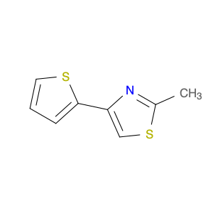 Thiazole, 2-methyl-4-(2-thienyl)-