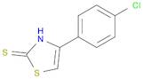 2(3H)-Thiazolethione, 4-(4-chlorophenyl)-