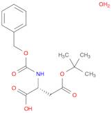 D-Aspartic acid, N-[(phenylmethoxy)carbonyl]-, 4-(1,1-dimethylethyl) ester, monohydrate (9CI)