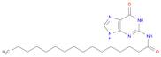 Hexadecanamide, N-(6,9-dihydro-6-oxo-1H-purin-2-yl)-