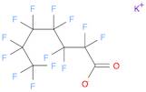 Heptanoic acid, 2,2,3,3,4,4,5,5,6,6,7,7,7-tridecafluoro-, potassium salt (1:1)