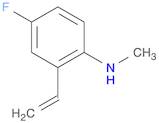 BENZENAMINE, 2-ETHENYL-4-FLUORO-N-METHYL-