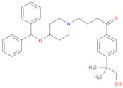 1-Butanone, 4-[4-(diphenylmethoxy)-1-piperidinyl]-1-[4-(2-hydroxy-1,1-dimethylethyl)phenyl]-