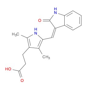 3-(2,4-Dimethyl-5-{[(3Z)-2-oxo-1H-indol-3-ylidene]methyl}-1H-pyrrol-3-yl)propanoic acid
