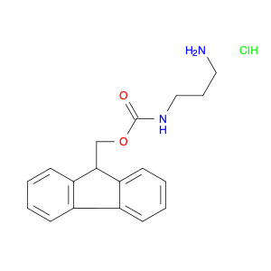 Carbamic acid, N-(3-aminopropyl)-, 9H-fluoren-9-ylmethyl ester, hydrochloride (1:1)