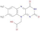 Benzo[g]pteridine-10(2H)-acetic acid, 3,4-dihydro-7,8-dimethyl-2,4-dioxo-