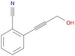 Benzonitrile, 2-(3-hydroxy-1-propyn-1-yl)-