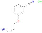 Benzonitrile, 3-(3-aminopropoxy)-, hydrochloride (1:1)