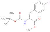 D-Phenylalanine, N-[(1,1-dimethylethoxy)carbonyl]-4-iodo-, methyl ester