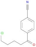 Benzonitrile, 4-(5-chloro-1-oxopentyl)-