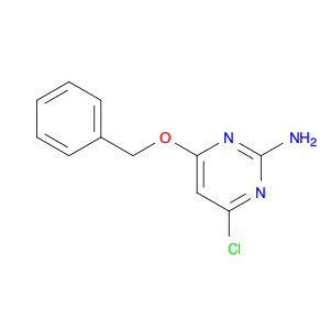 2-Pyrimidinamine, 4-chloro-6-(phenylmethoxy)-