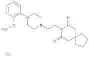 8-Azaspiro[4.5]decane-7,9-dione, 8-[2-[4-(2-methoxyphenyl)-1-piperazinyl]ethyl]-, hydrochloride (1…