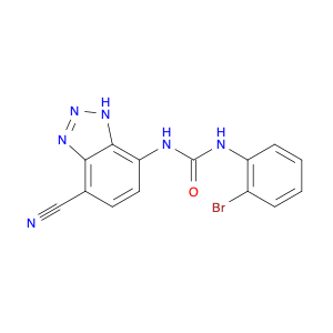 Urea, N-(2-bromophenyl)-N'-(4-cyano-1H-benzotriazol-7-yl)-