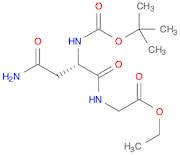 Glycine, N2-[(1,1-dimethylethoxy)carbonyl]-L-asparaginyl-, ethyl ester