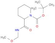 1-Piperidinecarboxylic acid, 2-[(methoxymethylamino)carbonyl]-, 1,1-dimethylethyl ester