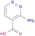 4-Pyridazinecarboxylic acid, 3-amino-