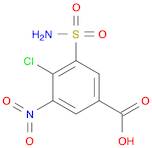 Benzoic acid, 3-(aminosulfonyl)-4-chloro-5-nitro-