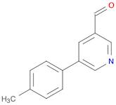 3-Pyridinecarboxaldehyde, 5-(4-methylphenyl)-