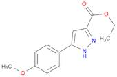 1H-Pyrazole-3-carboxylic acid, 5-(4-methoxyphenyl)-, ethyl ester