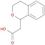 1H-2-Benzopyran-1-acetic acid, 3,4-dihydro-