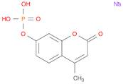 2H-1-Benzopyran-2-one, 4-methyl-7-(phosphonooxy)-, sodium salt (1:2)