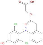 Benzeneacetic acid, 2-[(2,6-dichloro-4-hydroxyphenyl)amino]-, carboxymethyl ester