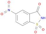 1,2-Benzisothiazol-3(2H)-one, 5-nitro-, 1,1-dioxide