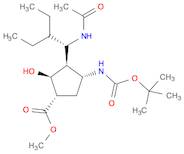 Cyclopentanecarboxylic acid, 3-[(1S)-1-(acetylamino)-2-ethylbutyl]-4-[[(1,1-dimethylethoxy)carbo...