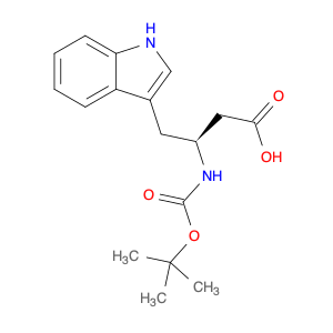 1H-Indole-3-butanoic acid, β-[[(1,1-dimethylethoxy)carbonyl]amino]-, (βS)-