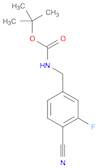 Carbamic acid, N-[(4-cyano-3-fluorophenyl)methyl]-, 1,1-dimethylethyl ester