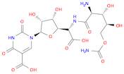 β-D-Allofuranuronic acid, 5-[[2-amino-5-O-(aminocarbonyl)-2-deoxy-L-xylonoyl]amino]-1-(5-carboxy...