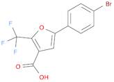 3-Furancarboxylic acid, 5-(4-bromophenyl)-2-(trifluoromethyl)-