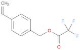 Acetic acid, 2,2,2-trifluoro-, (4-ethenylphenyl)methyl ester