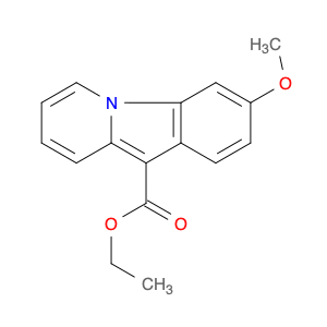 Pyrido[1,2-a]indole-10-carboxylic acid, 3-Methoxy-, ethyl ester