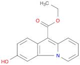 Pyrido[1,2-a]indole-10-carboxylic acid, 3-hydroxy-, ethyl ester