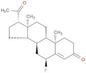 Pregn-4-ene-3,20-dione, 6-fluoro-, (6α)-