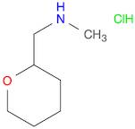 2H-Pyran-2-methanamine, tetrahydro-N-methyl-, hydrochloride (1:1)