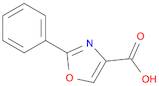 4-Oxazolecarboxylic acid, 2-phenyl-