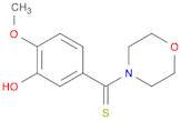 Methanethione, (3-hydroxy-4-methoxyphenyl)-4-morpholinyl-