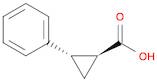 Cyclopropanecarboxylic acid, 2-phenyl-, (1S,2S)-