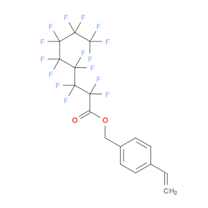 Octanoic acid, 2,2,3,3,4,4,5,5,6,6,7,7,8,8,8-pentadecafluoro-, (4-ethenylphenyl)methyl ester