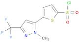 2-Thiophenesulfonyl chloride, 5-[1-methyl-3-(trifluoromethyl)-1H-pyrazol-5-yl]-