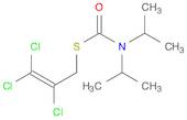 Carbamothioic acid, N,N-bis(1-methylethyl)-, S-(2,3,3-trichloro-2-propen-1-yl) ester