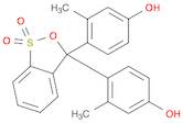 Phenol, 4,4'-(1,1-dioxido-3H-2,1-benzoxathiol-3-ylidene)bis[3-methyl-